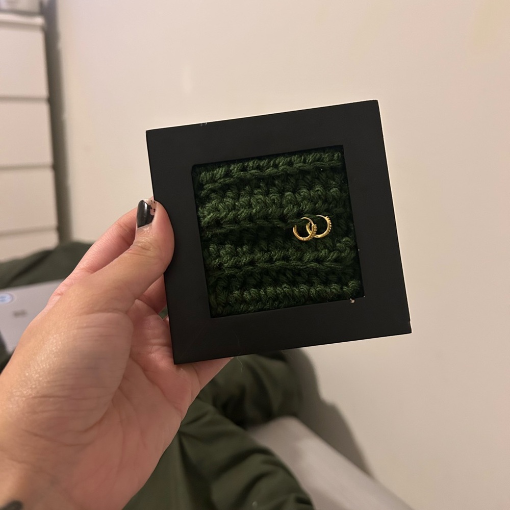 Crochet Earring Holder